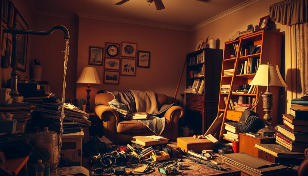 Emergency Handyman Near Me- a nice room with a couch and bookshelf